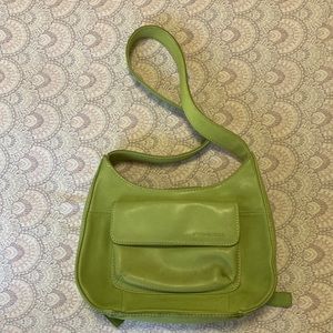 Fossil shoulder bag green organizer pocket